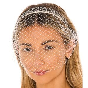 Jennifer Behr Voilette Headband in Cream